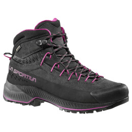 Damenschuhe La Sportiva TX4 Evo Mid Woman Gtx grau Carbon/Springtime