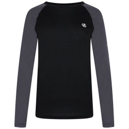 Damen-Funktionsshirt Dare 2b W Exchange Baselayer Top schwarz/grau Black/Ebony