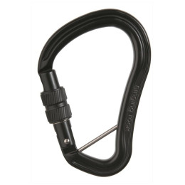 Karabiner Singing Rock Hector Screw BC Black schwarz Black