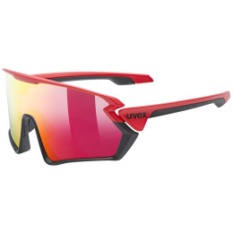 Sportbrille Uvex Sportstyle 231 rot Red - Black Mat