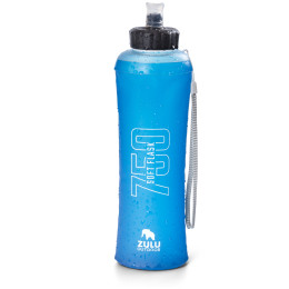 Wasser Faltflasche Zulu Soft Flask 750 blau blue