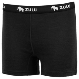 Damen-Boxershorts Zulu Merino 160 BS schwarz Black