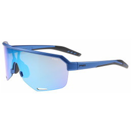 Sportbrille R2 Fluke v2 blau Barva čočky : hnědá Povrchová úprava čočky : ledově modrý chrom