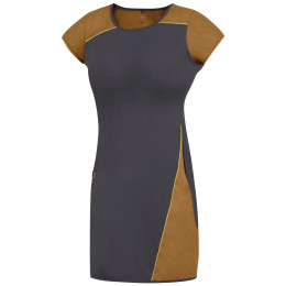 Kleid Direct Alpine Flowy Lady schwarz anthracite/caramel