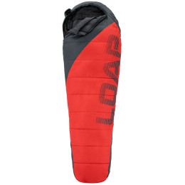 Schlafsack Loap Illimani rot/grau