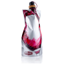 Flexible Weinflasche GSI Outdoors Soft Sided Wine Carafe 750 ml rot