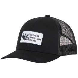 Baseballmütze Marmot Retro Trucker Hat schwarz Black/Black