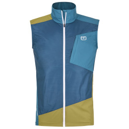 Herrenweste Ortovox Windbreaker Vest M blau Petrol Blue