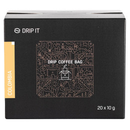 Kaffee Drip it Colombia Supremo 20x10g braun