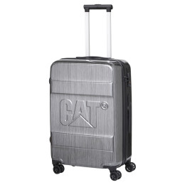 Koffer auf Rollen Caterpillar Cargo S silber Brushed Silver