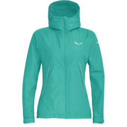 Damenjacke Salewa Puez PTX 2L W JKT grün LagoonGreen