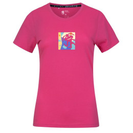 Damen-T-Shirt Rafiki Akiyo rosa carmine