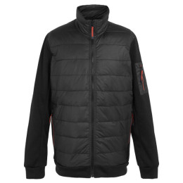 Herrenjacke Regatta Colliston schwarz/rot Blck(RdOchr)