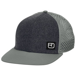 Baseballmütze Ortovox Logo Air Trucker Cap grau/grün Green Sage