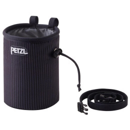Kreidebeutel Petzl Bandi schwarz Chalk Stripes