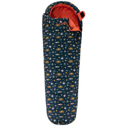 Kinderschlafsack Loap Base Cosmo blau modrá/potisk