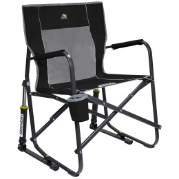 Campingstuhl GCI Freestyle Rocker schwarz/grau Black