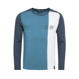 Herren-T-Shirt Chillaz Into The Wild blau multicolor blue melange