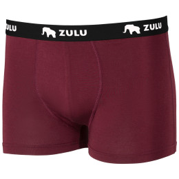 Herren-Boxershorts Zulu Bambus 210 weinfarbe wine red