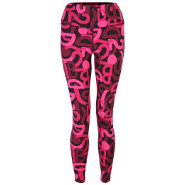 Damen-Leggings Dare 2b Influential Leging 2023 rosa Pure Pink Graffiti