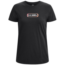 Damen-T-Shirt Under Armour GRADIENT PILL SS schwarz Black/White