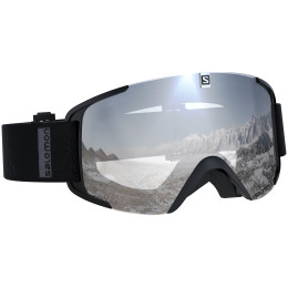 Skibrille Salomon Xview Black Super White