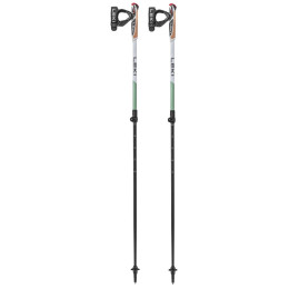 Nordic Walking Stöcke Leki Spin Shark SL grün/schwarz white-smokegreen-dark anthracite