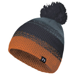 Kindermütze Hannah Otik Jr II orange/grau marmalade