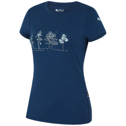 Damen-T-Shirt Zulu Bambus Nature 210 Short dunkelblau ocean blue