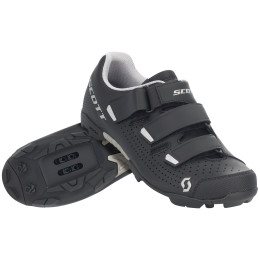 Damen-Radsportschuhe Scott Mtb Comp Rs Lady schwarz/grau black/silver