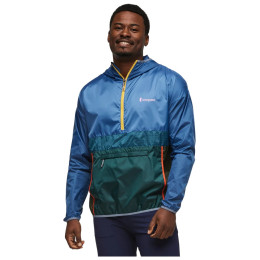 Herrenjacke Cotopaxi Teca Half-Zip Windbreaker blau/grün Thumbs Up