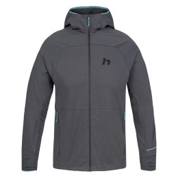 Herren-Sweatshirt Hannah Ethan Hoody schwarz anthracite mel