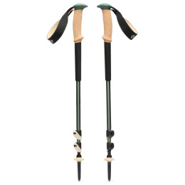 Trekkingstöcke Black Diamond Trail Cork Trekking Poles grün Laurel Green