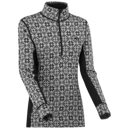 Damen-Funktionsshirt Kari Traa Rose Half Zip schwarz Black