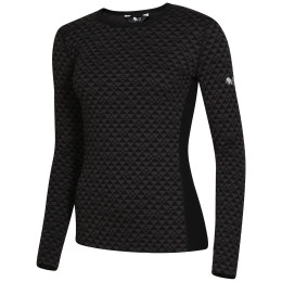 Damen-Funktionsshirt Zulu Merino 240 Long schwarz Black