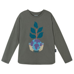 Kinder-T-Shirt Reima Inisi grün Greyish green