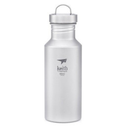 Flasche Keith Titanium Titanium Sport Bottle 550 ml grau