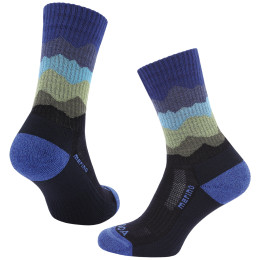 Socken MOOA Rigi blau blue