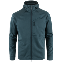 Herren-Sweatshirt Fjällräven Abisko Grid Fleece Hoodie M blau Mountain Blue
