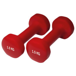 Hanteln Yate neopren 1.5kg/pár rot