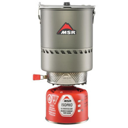 Gaskocher MSR Reactor 1.7L Stove System v2 grau/rot