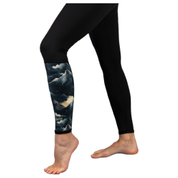 Damen-Leggings Drexiss Shadow Mountain schwarz