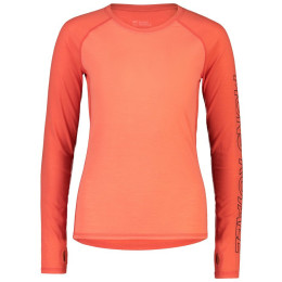 Damen-Funktionsshirt Mons Royale Bella Tech Ls W rosa HighVis
