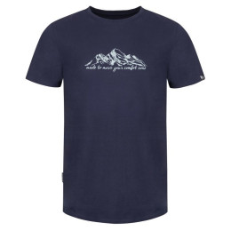 Herren-T-Shirt Loap Anebo dunkelblau Blue/Gray