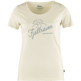 Damen-T-Shirt Fjällräven Sunrise T-shirt W weiß Chalk White