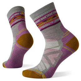Damensocken Smartwool Hike Light Cushion Zig Zag Valley Mid Crew Socks