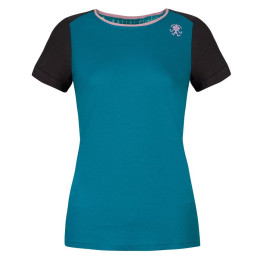 Damen-T-Shirt Rafiki Chulilla blau/schwarz crystal teal/graphite