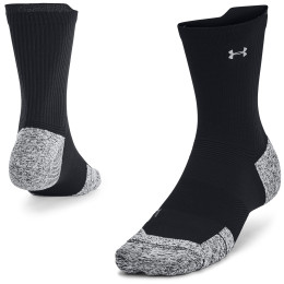 Socken Under Armour AD Run Cushion 1pk Mid schwarz Black / Black / Reflective