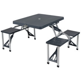 Campingtisch mit Bänken Bo-Camp Picnic table Basic grau Grey