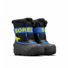 Kinder Winterschuhe Sorel Childrens Snow Commander™ Boot schwarz/rot Black, Super Blue